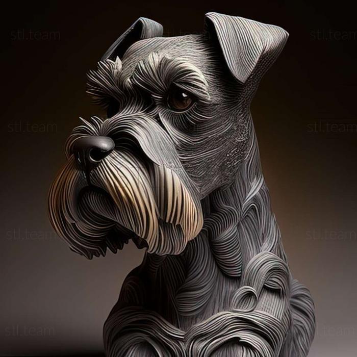 Zwergschnauzer dog